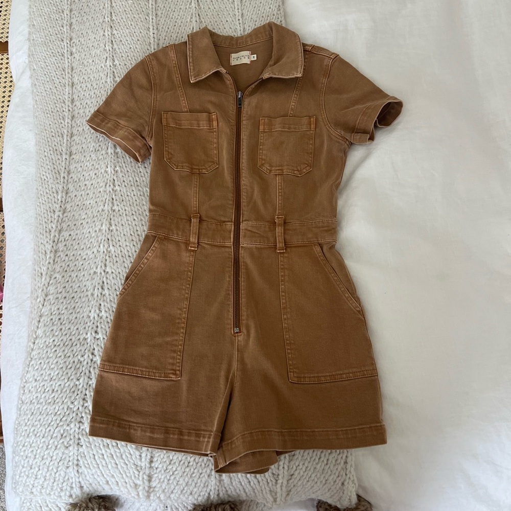 Alice and Olivia Burnt orange romper